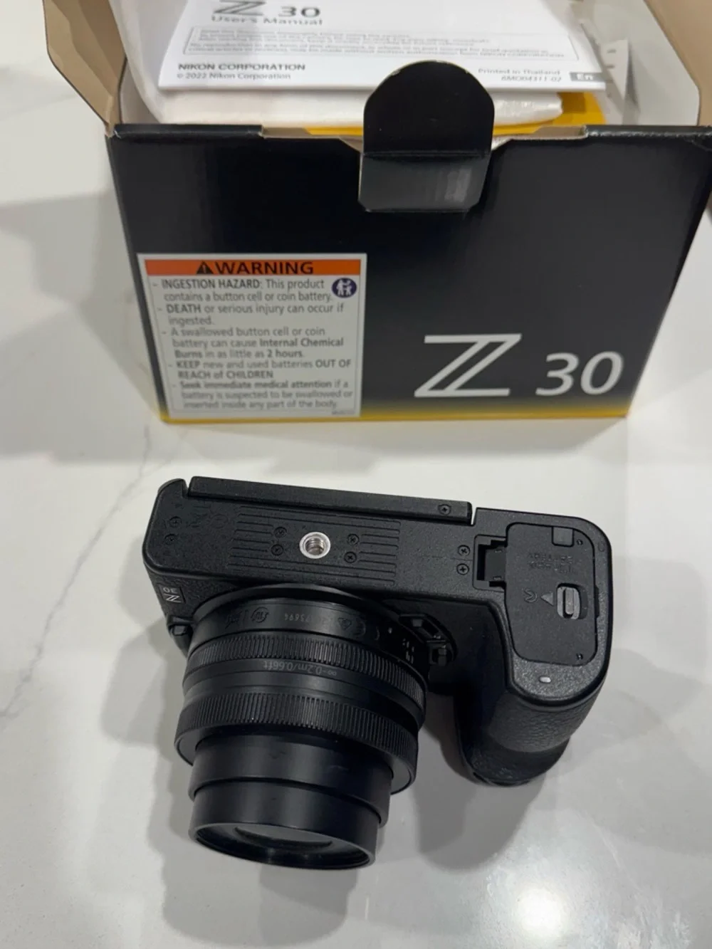 Nikon Z30 DX 16-50 Kit Box - Black with Yellow Logo